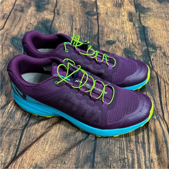 Salomon XA Elevate Trail Running Shoes in Purple / Blue 8 - Picture 4 of 10